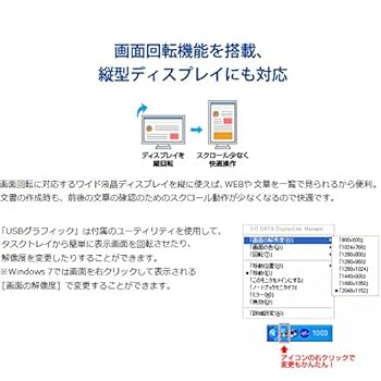 I-O DATA マルチ画面 USBグラフィック アナログRGB対応 WXGA+/SXGA対応 USB2.0接続 USB-RGB2 Amazon | アイ・オー・データ マルチ画面 USBグラフィック